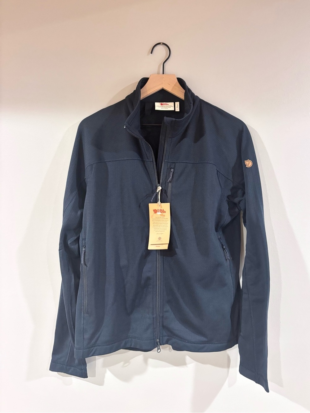 FjallRaven Abisko Lite Fleece Jacket W Large in Dark Navy - FjallRaven Jacket L